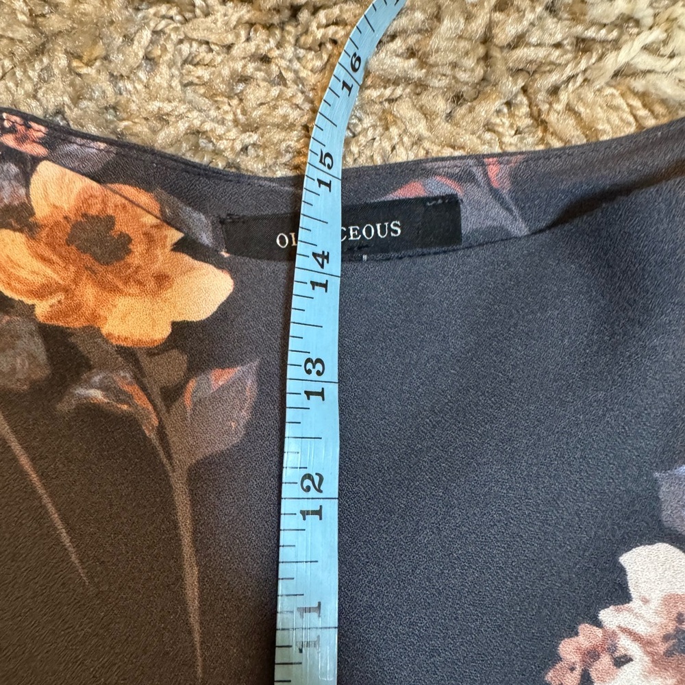 Olivaceous Wide Leg Floral Palazzo Pants size Large - Picture 10 of 12
